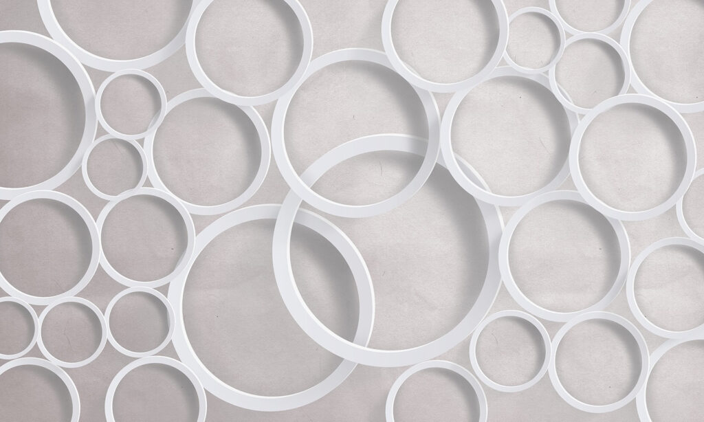 Groupe de cercles blancs Groupe de cercles blancs