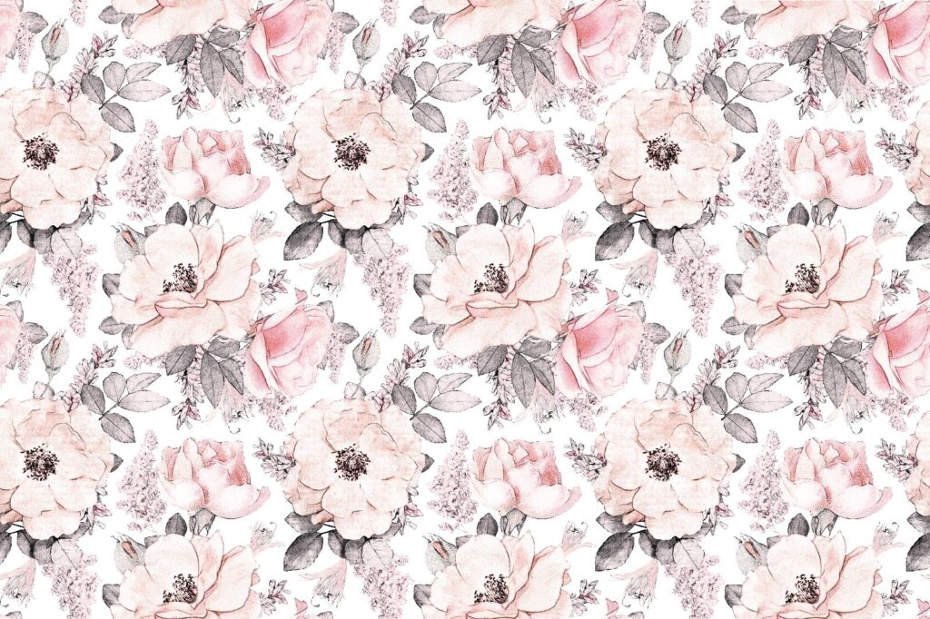 Motif de fleurs et de feuilles Motif de fleurs et de feuilles
