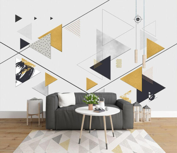 Groupe de triangles et de lignes Groupe de triangles et de lignes