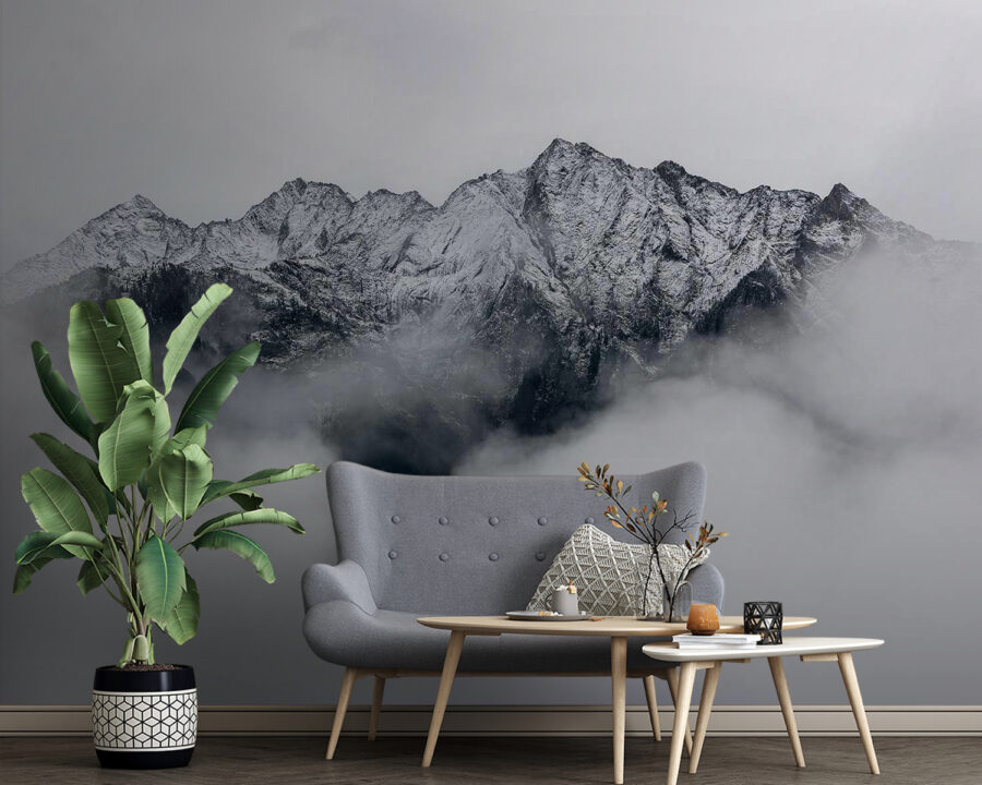 Papier peint Montagne enneigée – Image 3