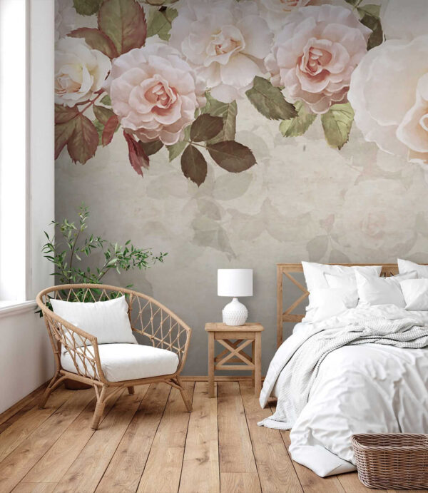 Groupe de fleurs sur fond blanc Groupe de fleurs sur fond blanc