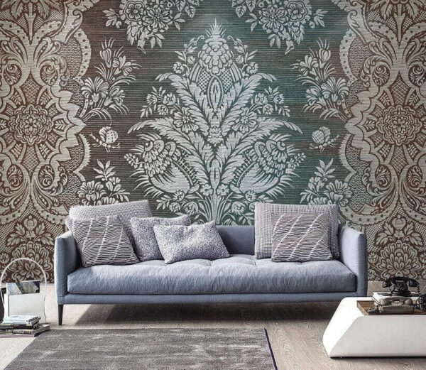 Motif floral vintage complexe Motif floral vintage complexe