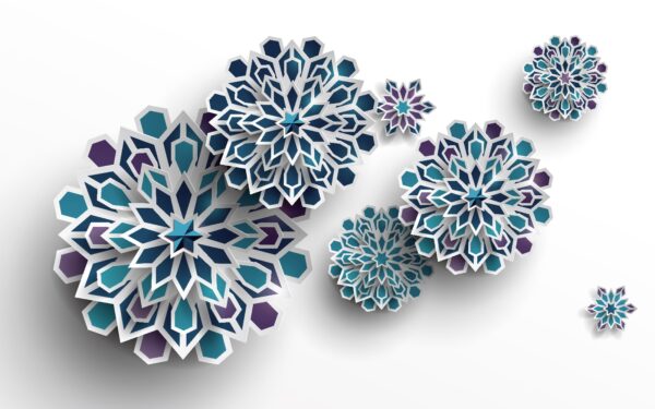 Groupe de fleurs bleues et blanches u43560p 600x375 - Groupe de fleurs bleues et blanches - tegory