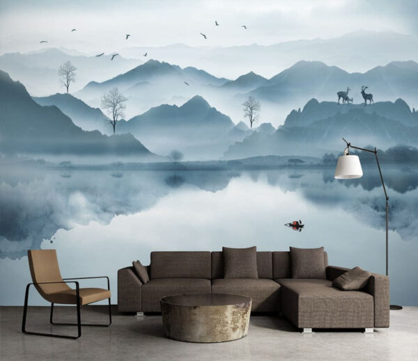 islandburner Poster de qualité supérieure - Prairie alpine majestueuse - Tableau mural pour salon pour les amoureux de la nature - Standard - Edition R2