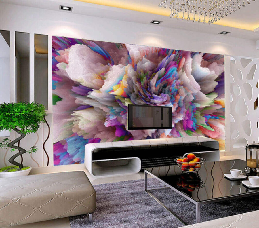 Explosion de peinture colorée Explosion de peinture colorée