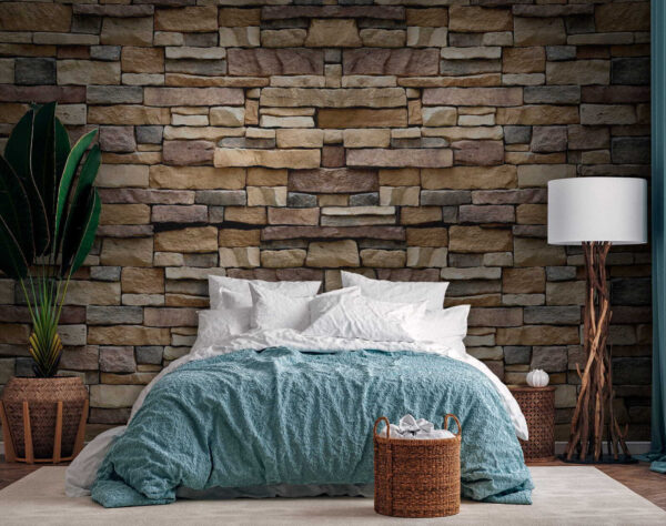 Mur de pierres texturées en plusieurs couches. Mur de pierres texturées en plusieurs couches.