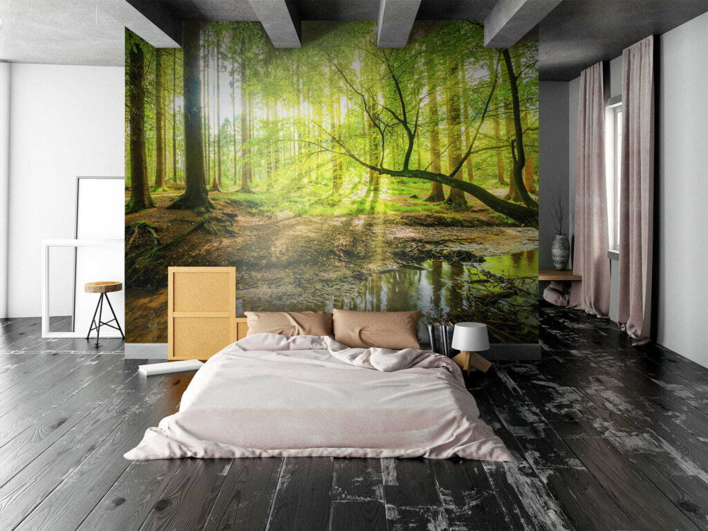 Stream in a forest Stream in a forest