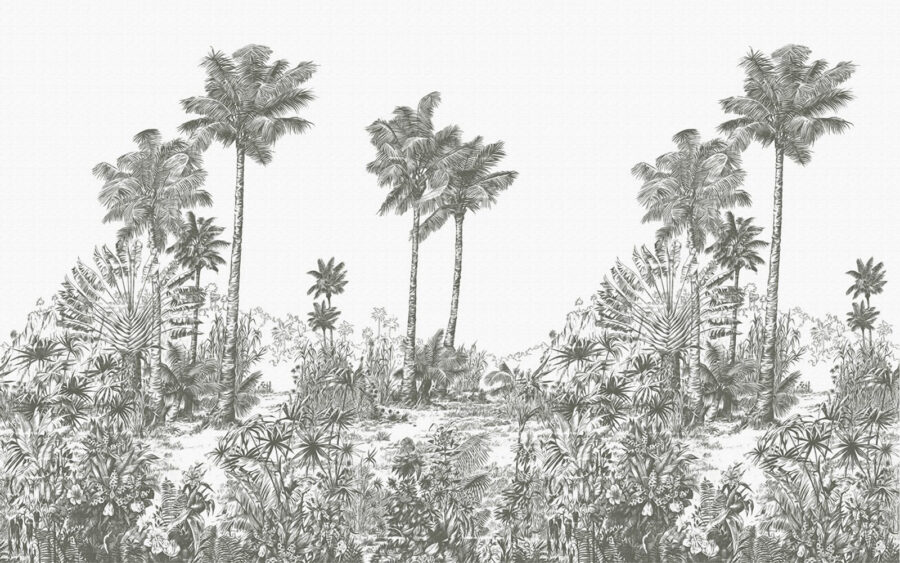 Dessin de palmiers