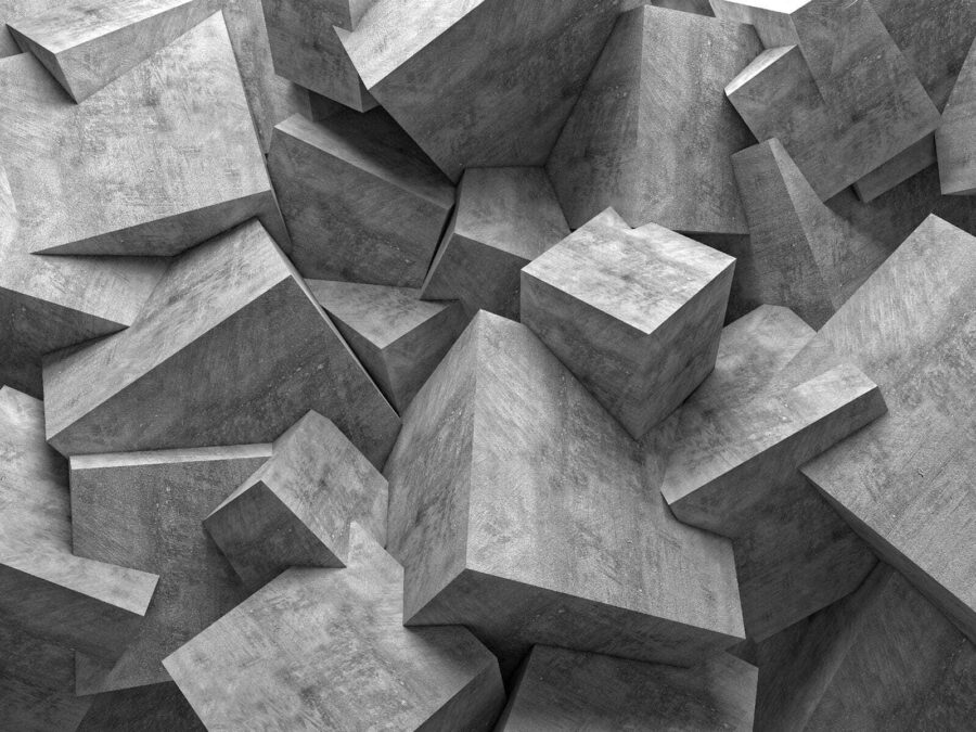 Groupe de cubes empilés Groupe de cubes empilés