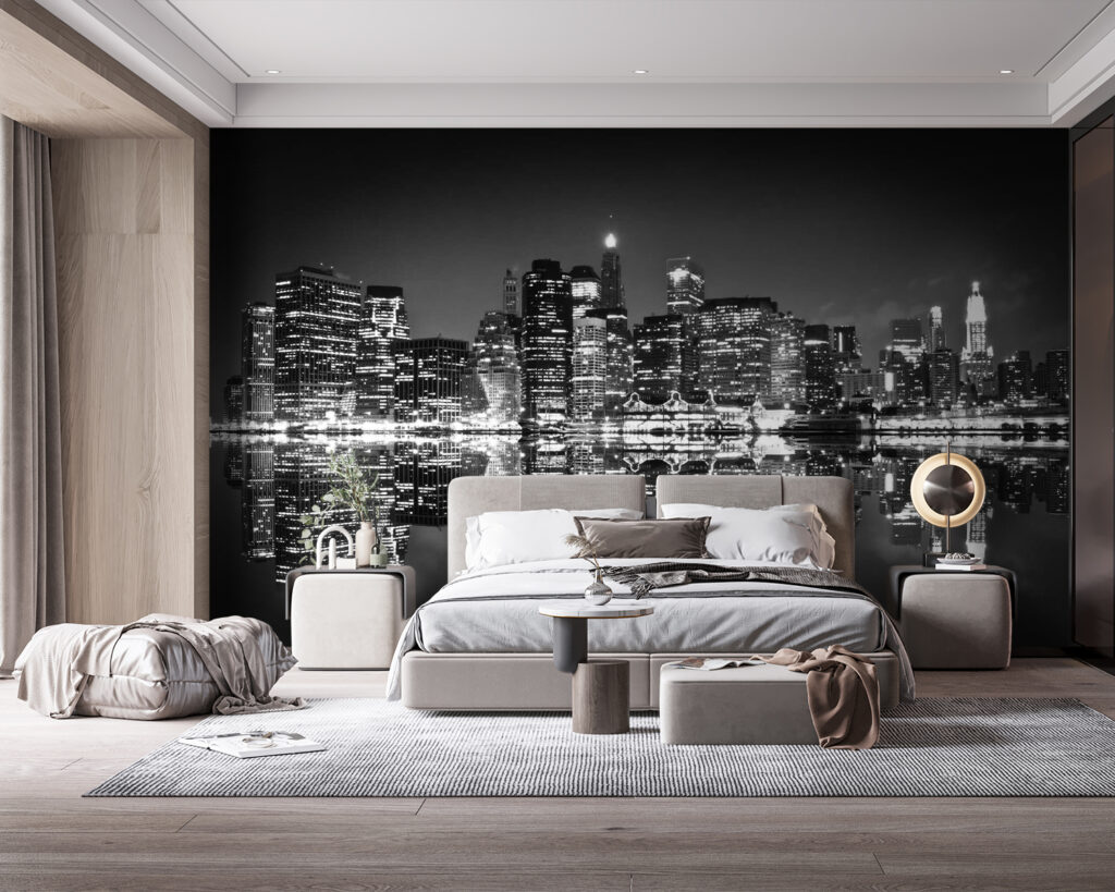 Ligne d'horizon de la ville la nuit avec des lumières se reflétant sur l'eau u56970pib114 1024x819 - Ligne d'horizon de la ville la nuit avec des lumières se reflétant sur l'eau - tegory