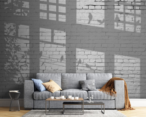 Mur avec fenêtres et ombre d'oiseaux u60229pig54 600x480 - Mur avec fenêtres et ombre d'oiseaux - tegory