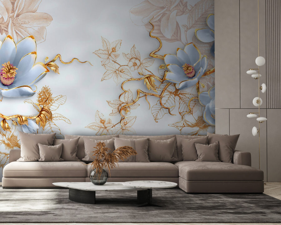 Des fleurs délicates sur une toile de fond douce Des fleurs délicates sur une toile de fond douce