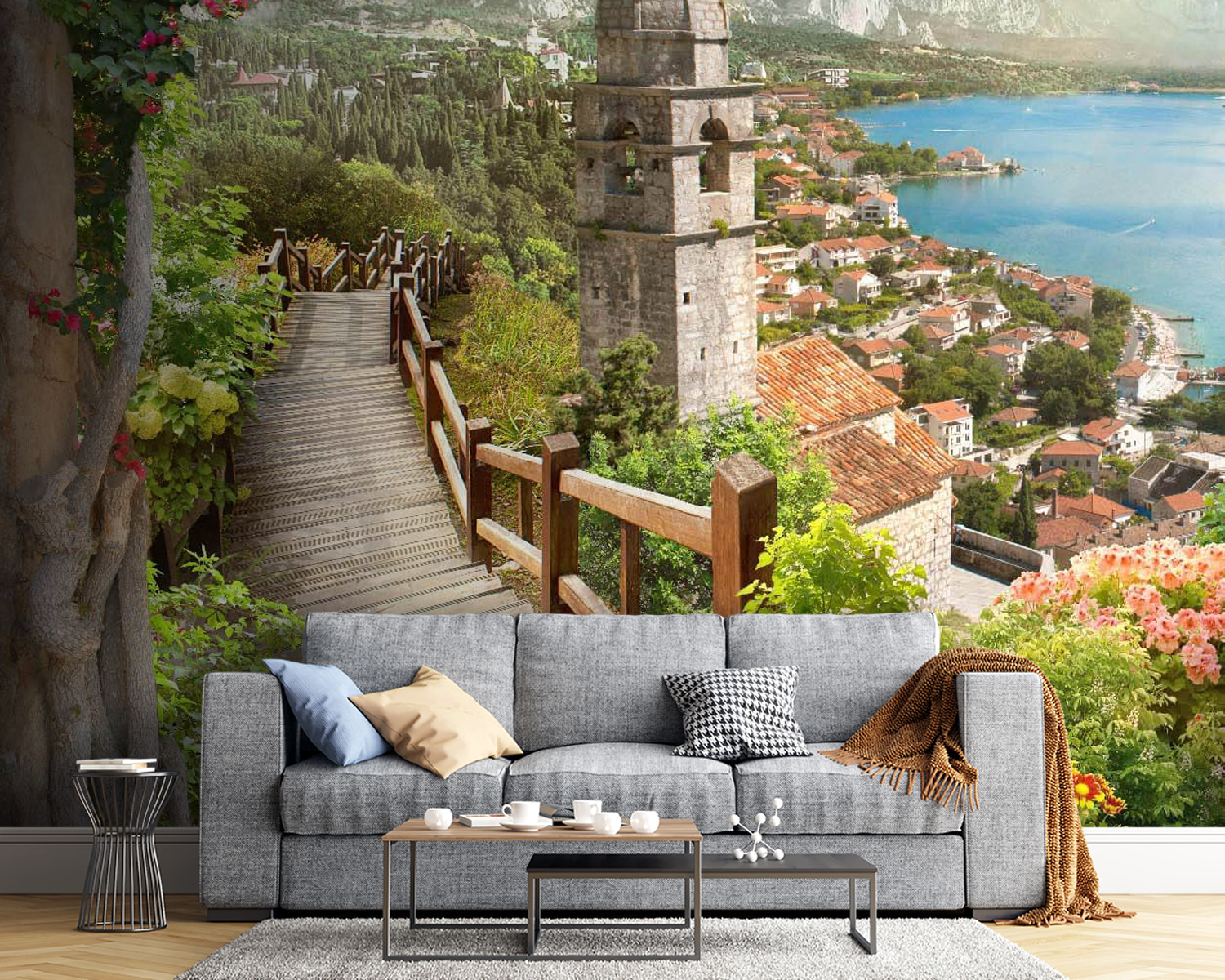 Escalier menant à une ville u60510pig54m - Escalier menant à une ville - tegory