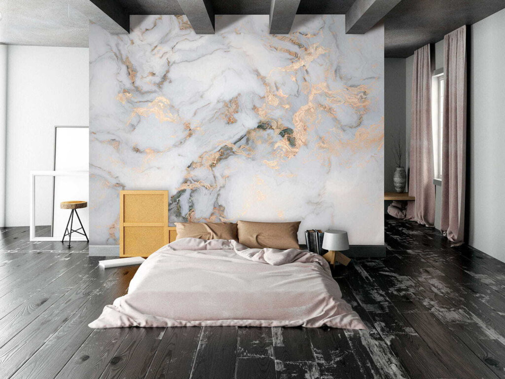 Elegant marble with metallic veins Elegant marble with metallic veins