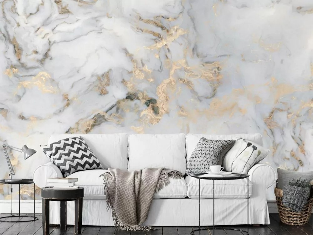 Elegant marble with metallic veins Elegant marble with metallic veins