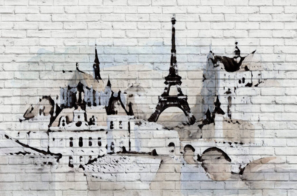Peinture d'une ville Peinture d'une ville