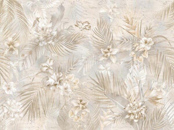 Élégant motif floral dans des teintes douces Élégant motif floral dans des teintes douces