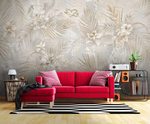 Élégant motif floral dans des teintes douces Élégant motif floral dans des teintes douces