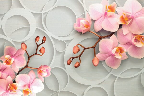 Des fleurs délicates sur une toile de fond douce Des fleurs délicates sur une toile de fond douce