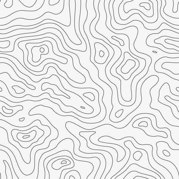 Black and white contour lines Black and white contour lines