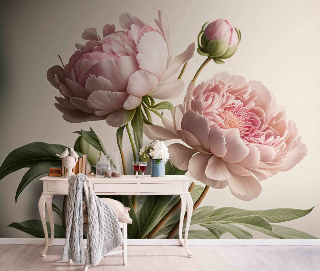 Soft blooms in delicate hues