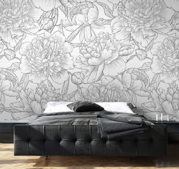 Motif de fleurs et de feuilles Motif de fleurs et de feuilles