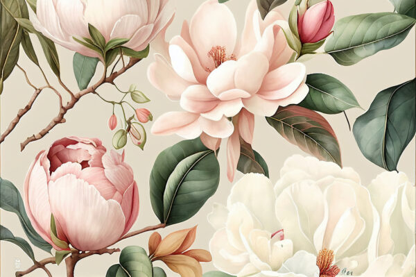 Fleurs élégantes aux couleurs douces et pastel. Fleurs élégantes aux couleurs douces et pastel.