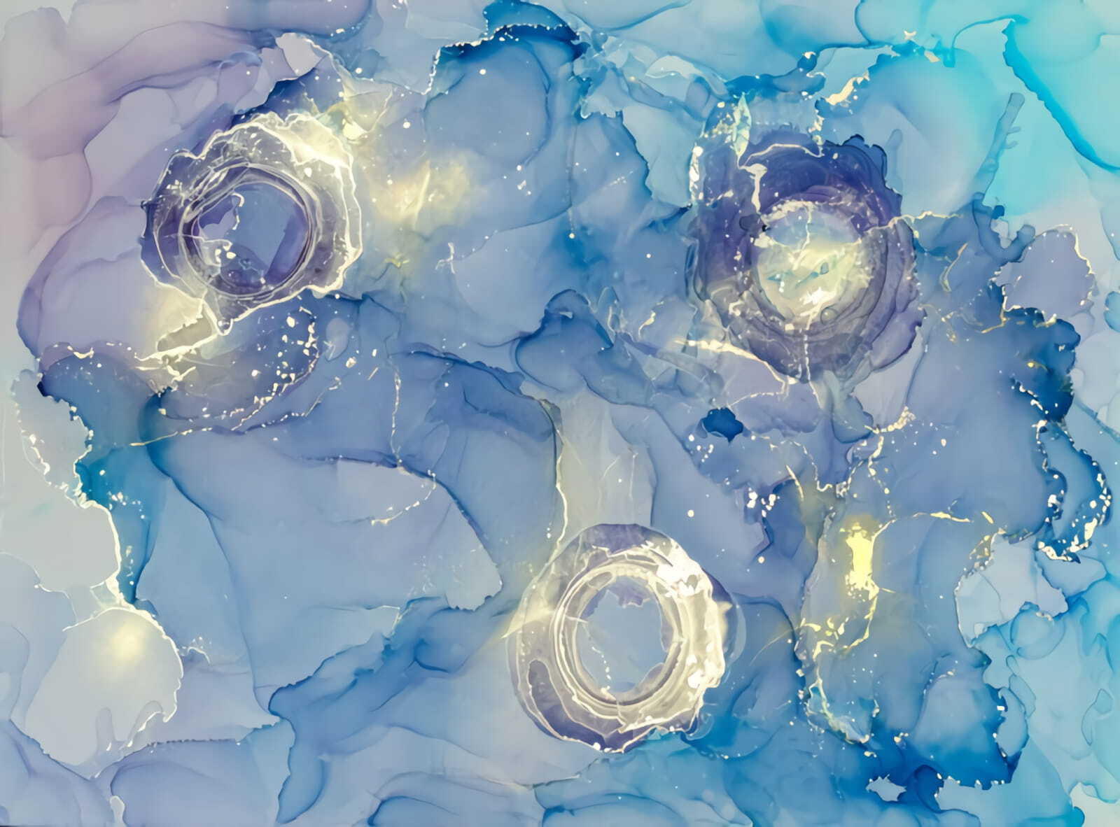 Peinture bleue et blanche u70776p - Peinture bleue et blanche - tegory