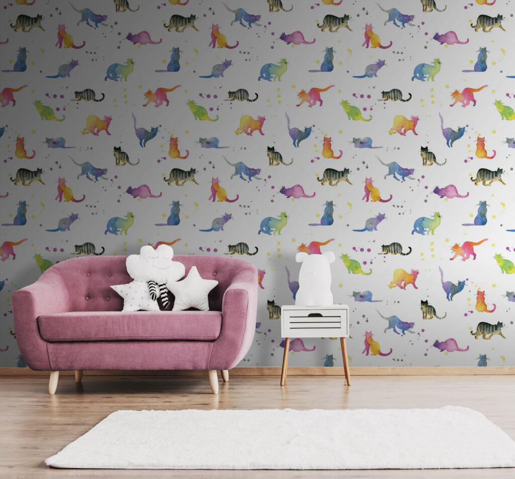 Motif de chats aquarellés u73311pir2 1024x952 - Motif de chats aquarellés - tegory