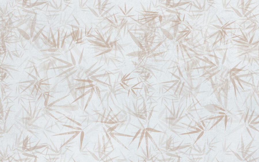 Surface blanche avec des feuilles brunes Surface blanche avec des feuilles brunes