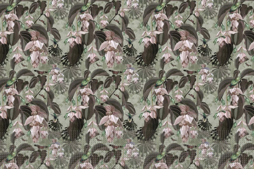 Motif de fleurs et d'oiseaux Motif de fleurs et d'oiseaux