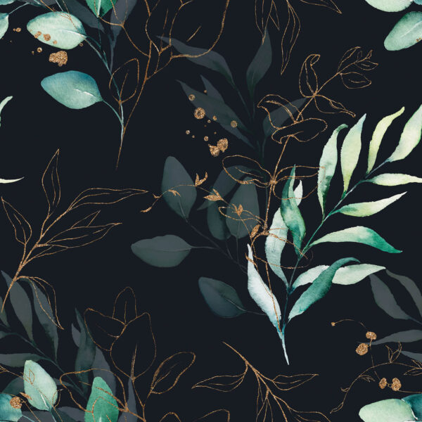 Motif de feuilles et de branches Motif de feuilles et de branches