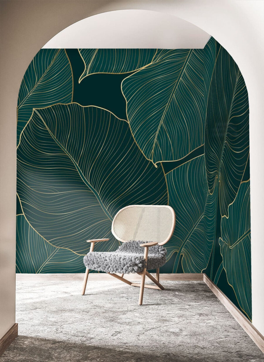 Feuilles élégantes aux détails complexes. Feuilles élégantes aux détails complexes.