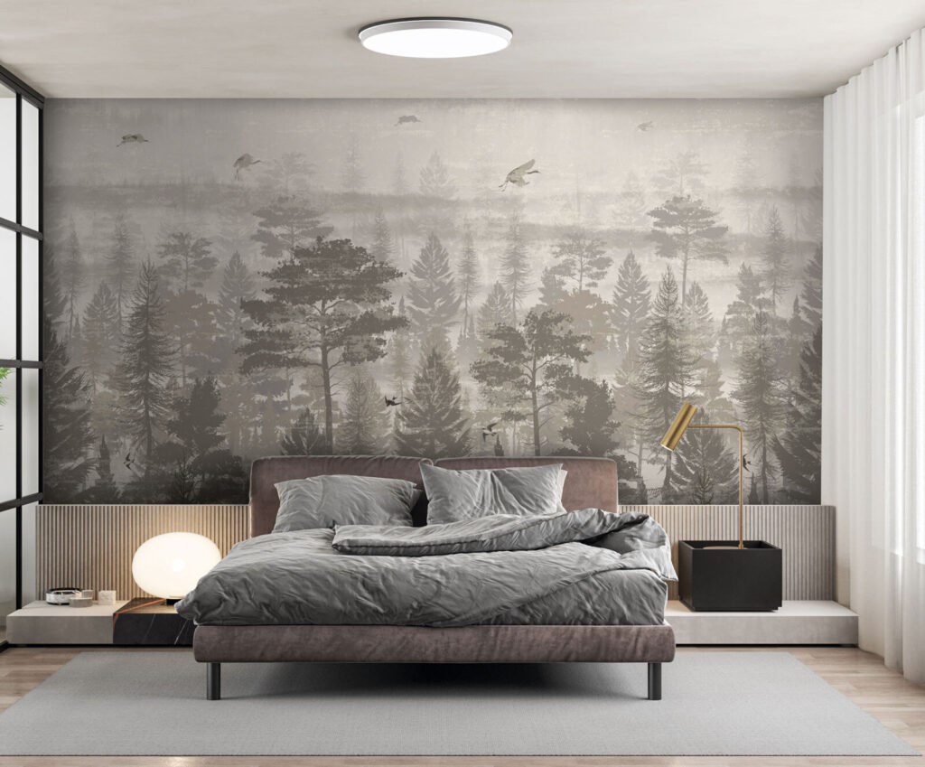 u73802pib1m 1024x849 - Oiseaux volant au-dessus d'une forêt - tegory