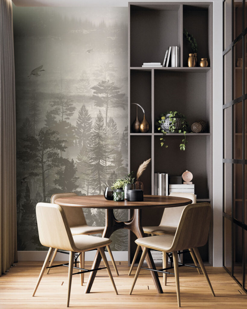 u73802piq1 819x1024 - Oiseaux volant au-dessus d'une forêt - tegory