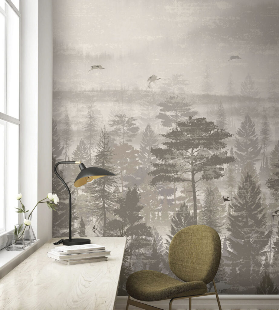 u73802piw1 922x1024 - Oiseaux volant au-dessus d'une forêt - tegory