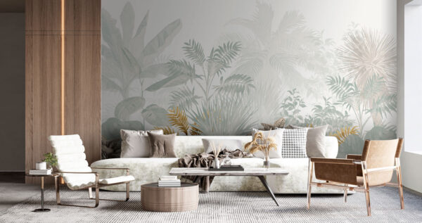 Groupe de plantes avec feuilles Groupe de plantes avec feuilles