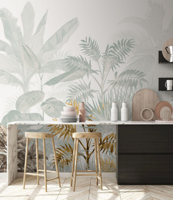 Groupe de plantes avec feuilles Groupe de plantes avec feuilles