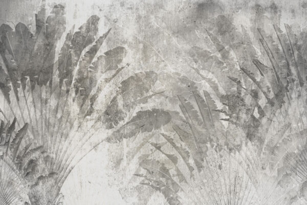 Fond gris et blanc avec des feuilles Fond gris et blanc avec des feuilles