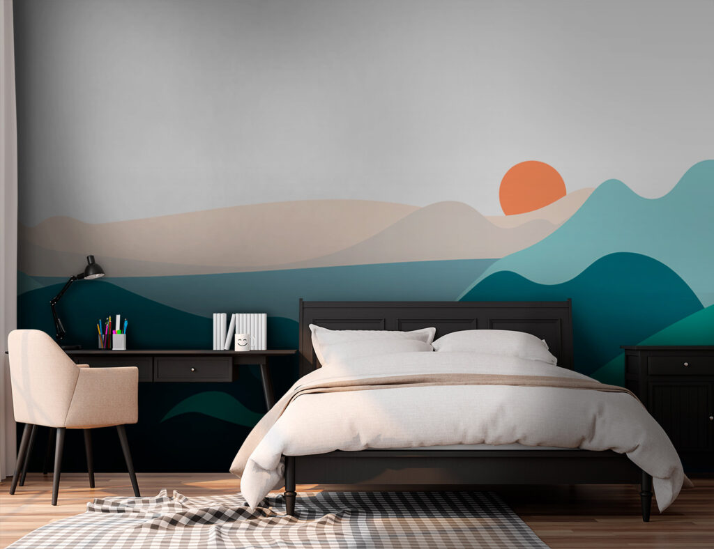 Paysage avec montagnes et coucher de soleil u73957pir2 1024x788 - Paysage avec montagnes et coucher de soleil - tegory