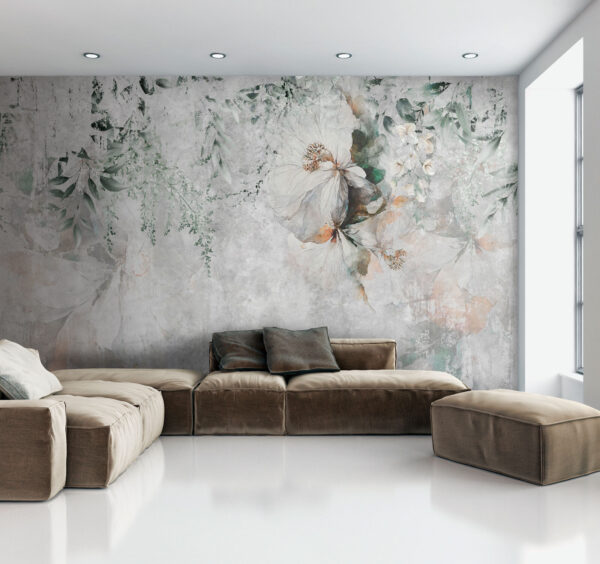 Peinture de fleurs et de feuilles Peinture de fleurs et de feuilles
