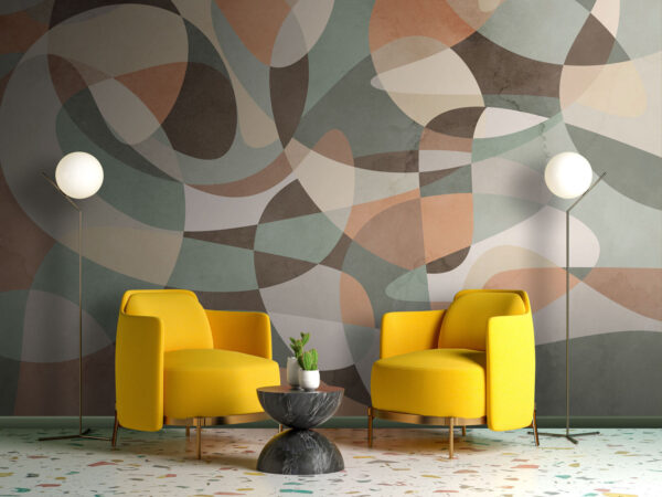 Motif coloré sur une surface Motif coloré sur une surface