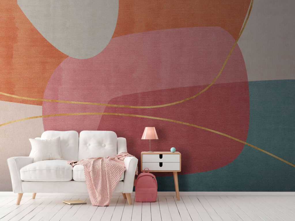 Abstract harmony in soft, pastel hues Abstract harmony in soft, pastel hues