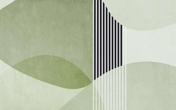 Un motif géométrique vert et noir Un motif géométrique vert et noir