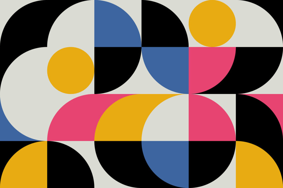 Cercles et carrés colorés