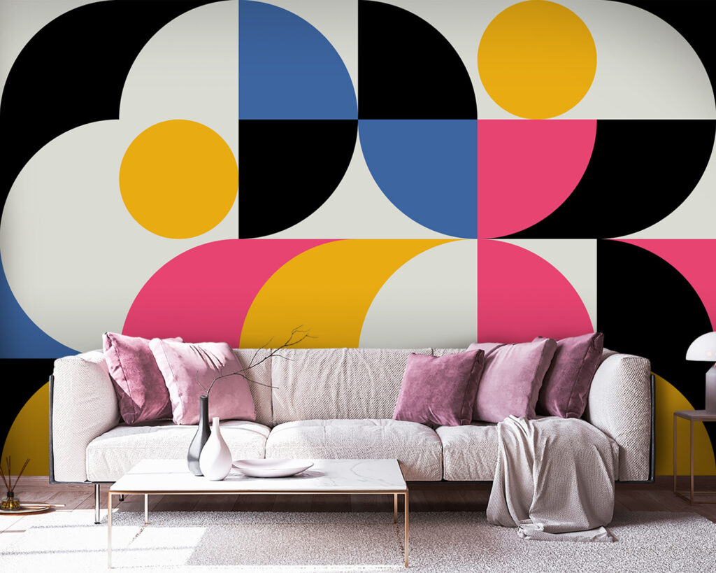 Colorful circles and squares Colorful circles and squares
