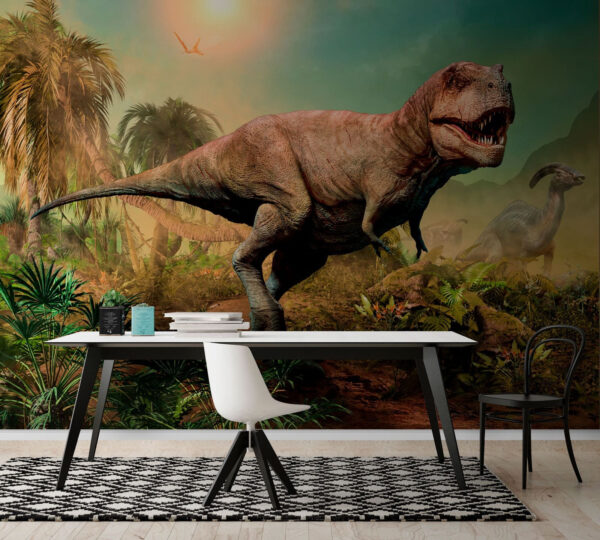 Dinosaure dans la jungle Dinosaure dans la jungle