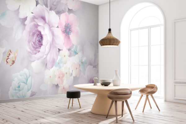 Des fleurs douces dans des tons pastel. Des fleurs douces dans des tons pastel.
