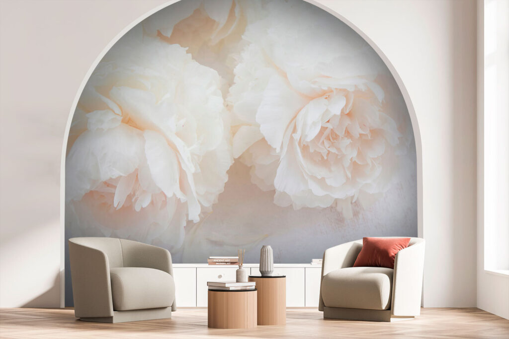 Group of white flowers Group of white flowers