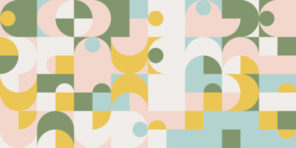 Motif coloré avec des cercles et des points Motif coloré avec des cercles et des points